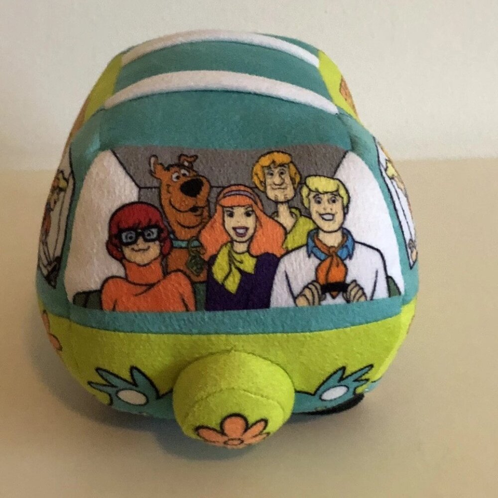 Toy Factory Scooby Doo Cartoon The Mystery Machine Van 7" Plush Stuffed Toy